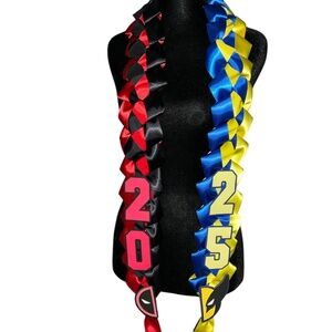 Graduation Ribbon Lei featuring Dead pool,Wolverine and Year 2025
